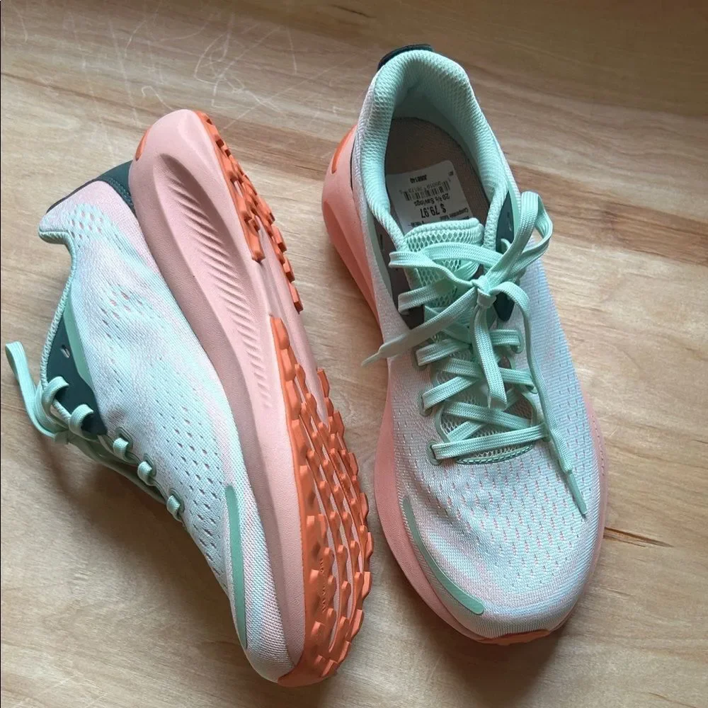 Merrell Women's Mint and Coral Running Shoes - Picture 2 of 6